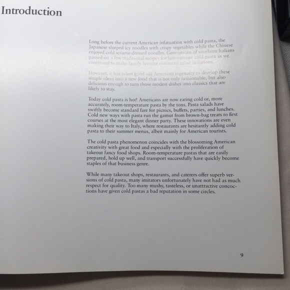 Vintage cold pasta recipe book yr 1989 . - Picture 8 of 8